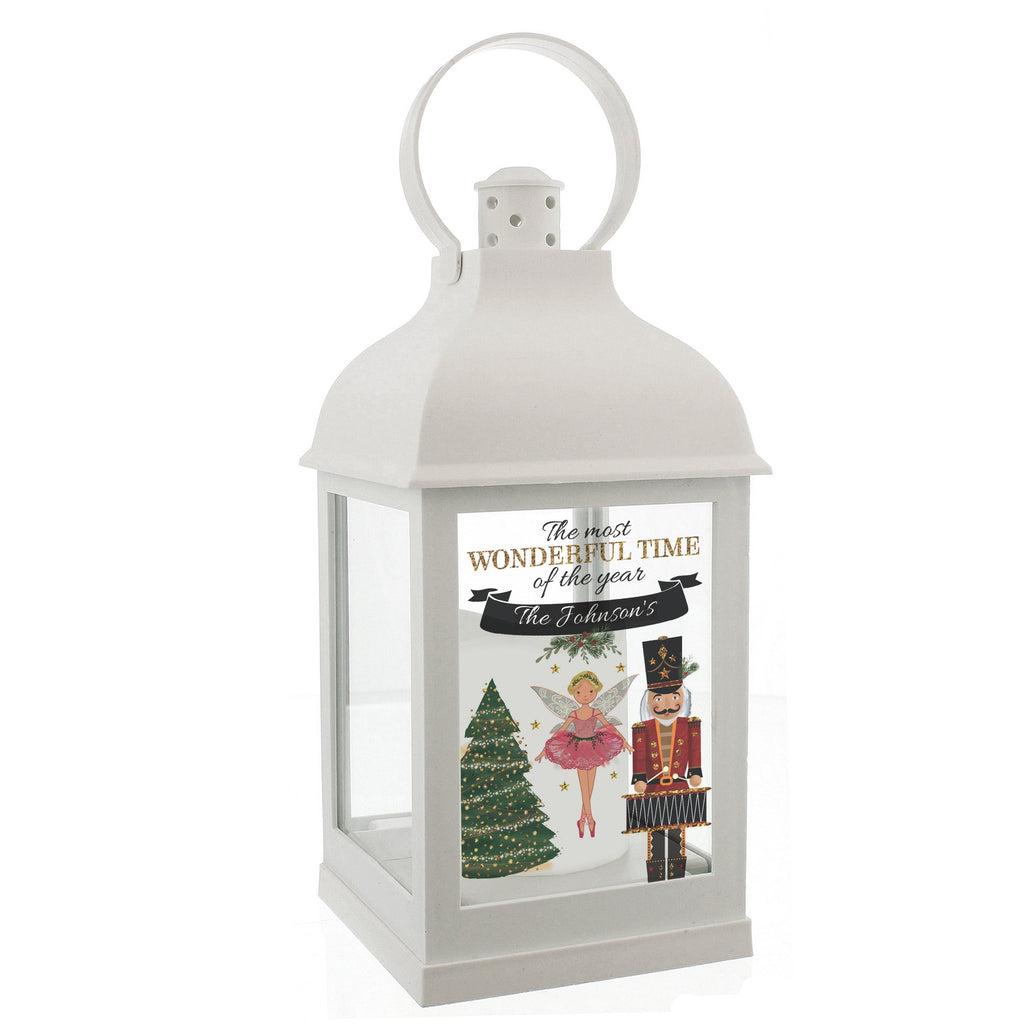 Personalised Nutcracker White Lantern