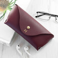 Personalised Personalised Origami Leather Glasses Case
