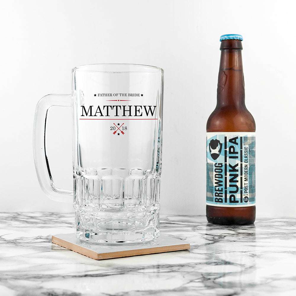 Personalised Ornamental Wedding Tankard