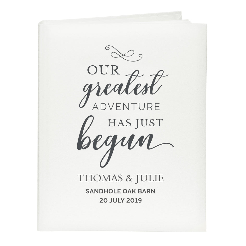 Personalised Our Greatest Adventure Traditional Album