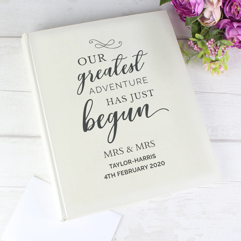 Personalised Our Greatest Adventure Traditional Album