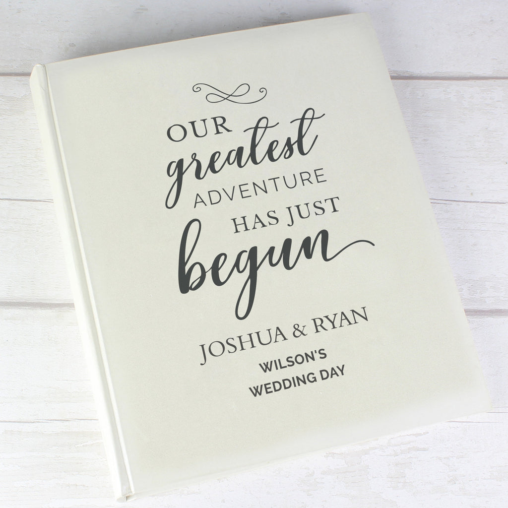 Personalised Our Greatest Adventure Traditional Album