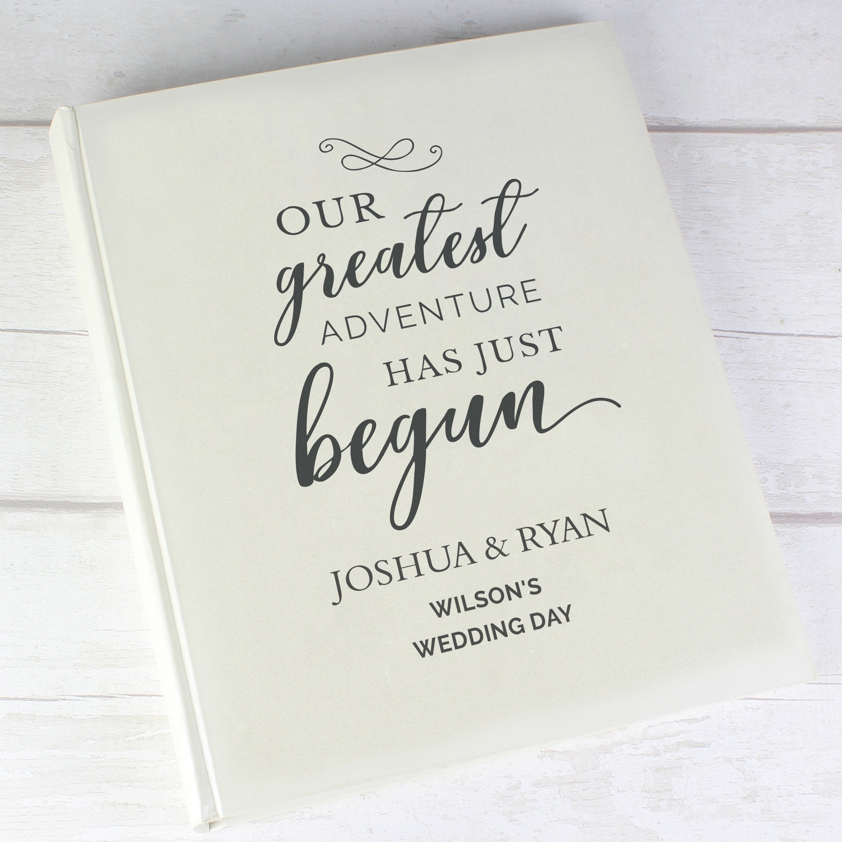 Personalised Our Greatest Adventure Traditional Album