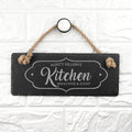 Personalised Our Kitchen Slate Hanging Sign