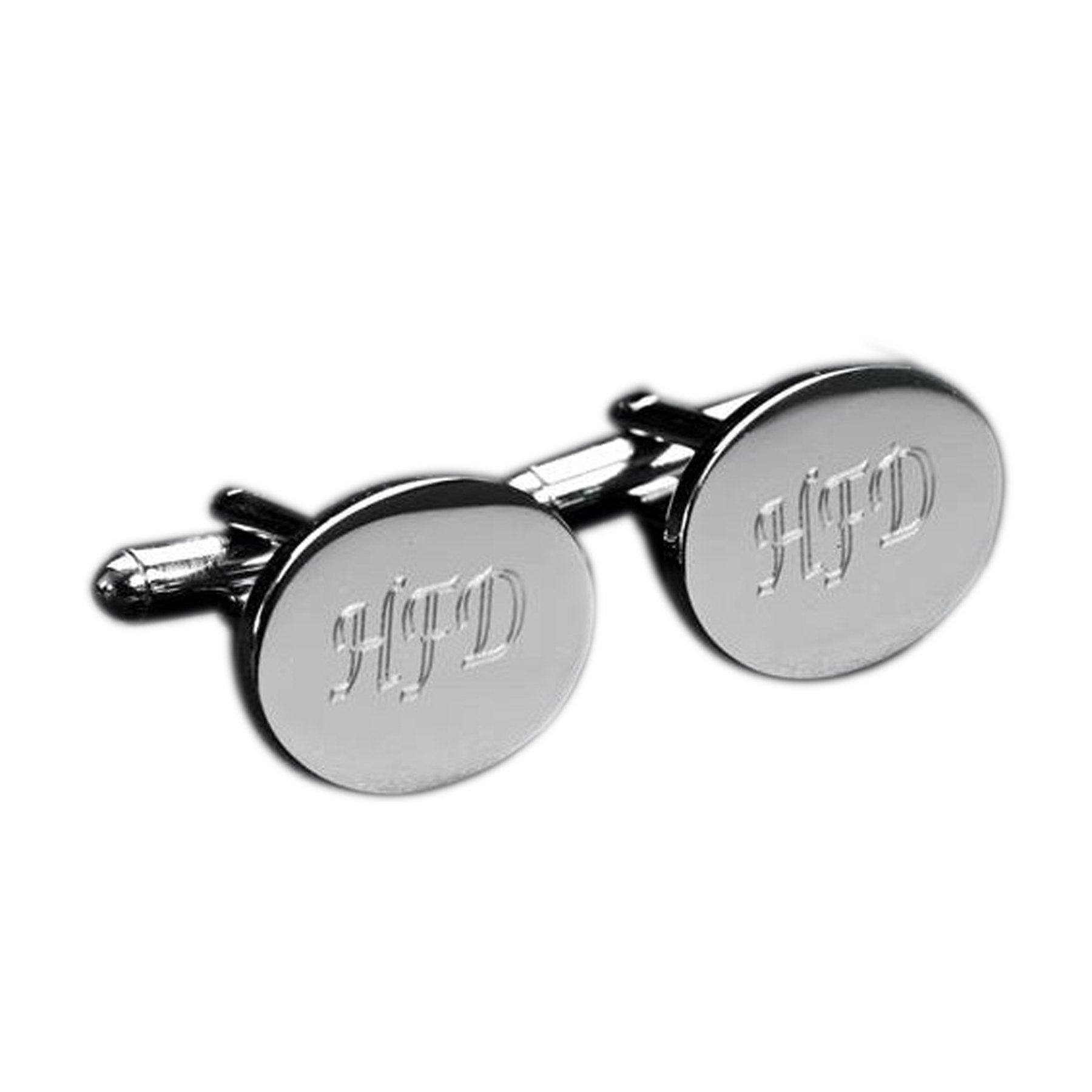 Personalised Oval Cufflinks