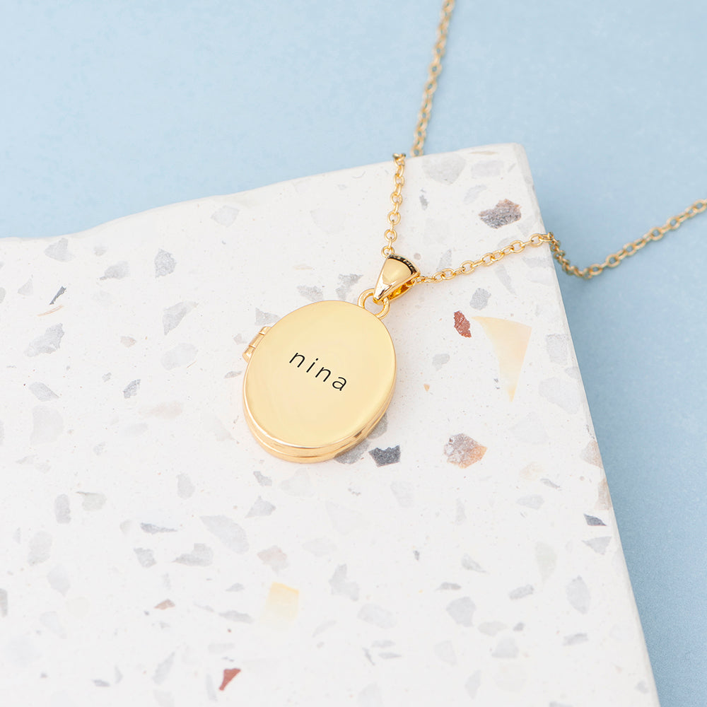 Personalised Personalised Oval Photo Locket