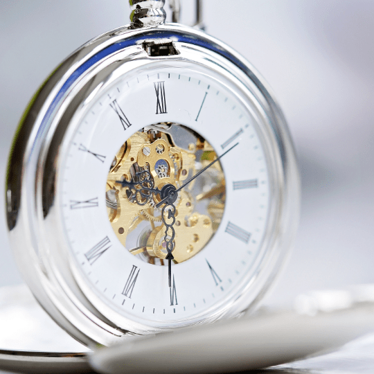 Personalised Own Handwriting Dual Opening Pocket Watch