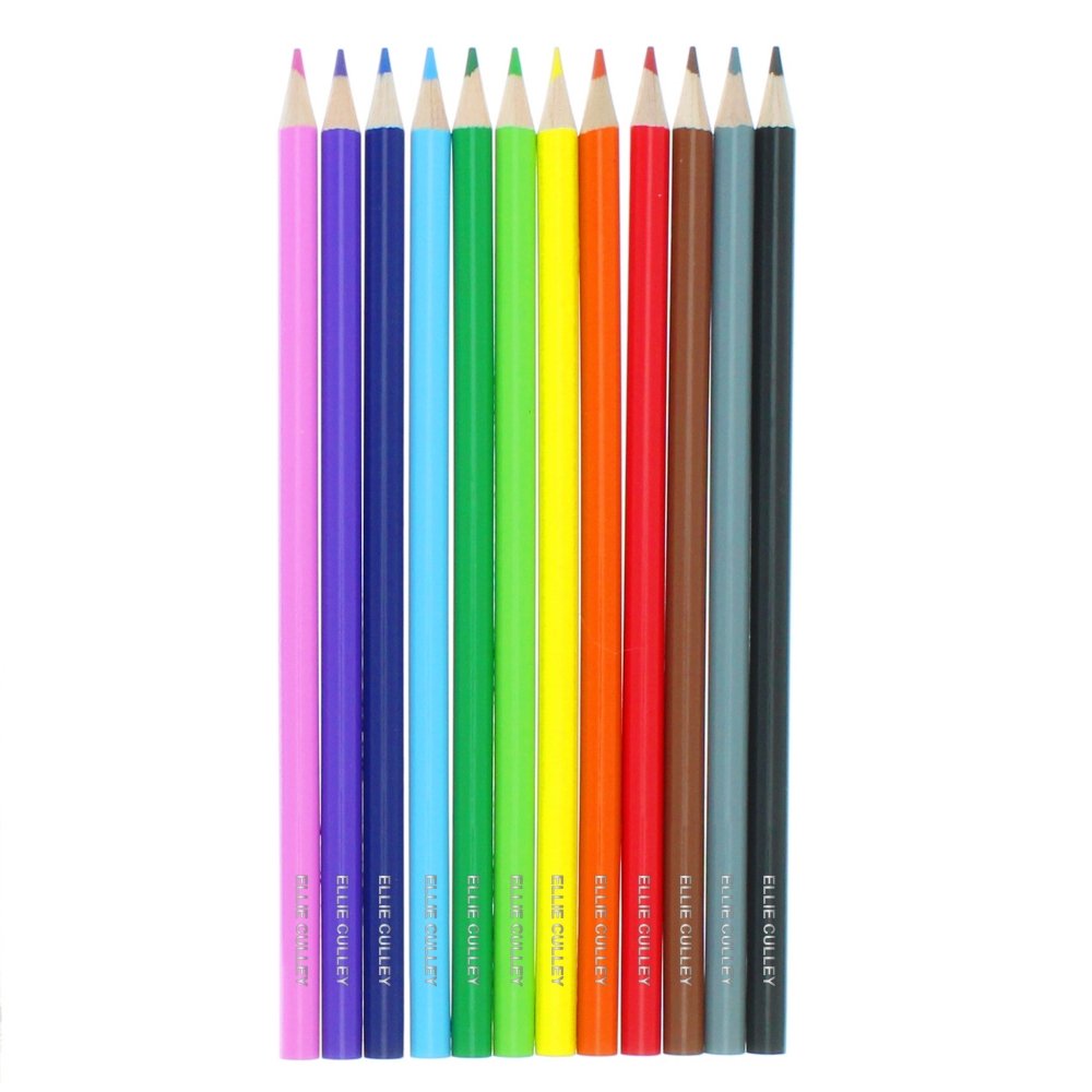 Personalised Pack Of 12 Colouring Pencils