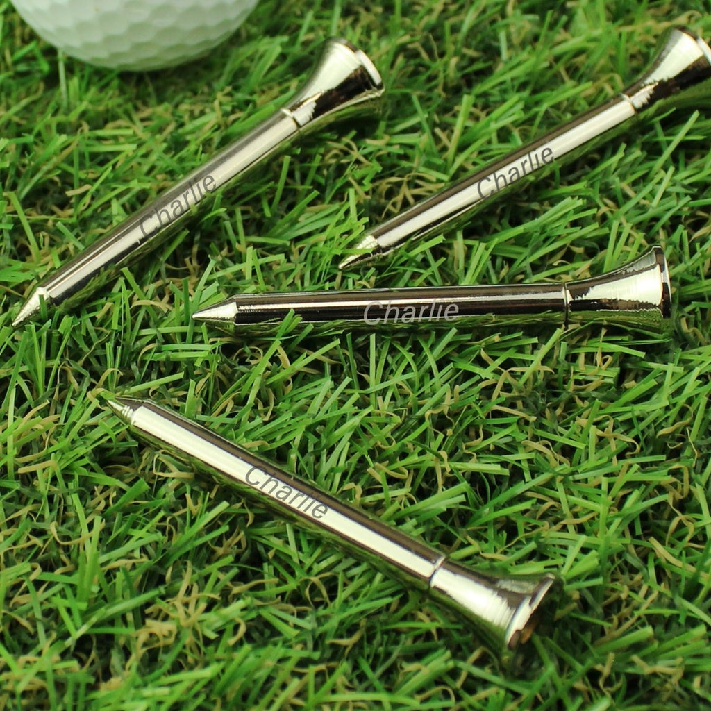 Personalised Pack Of 4 Golf Tees