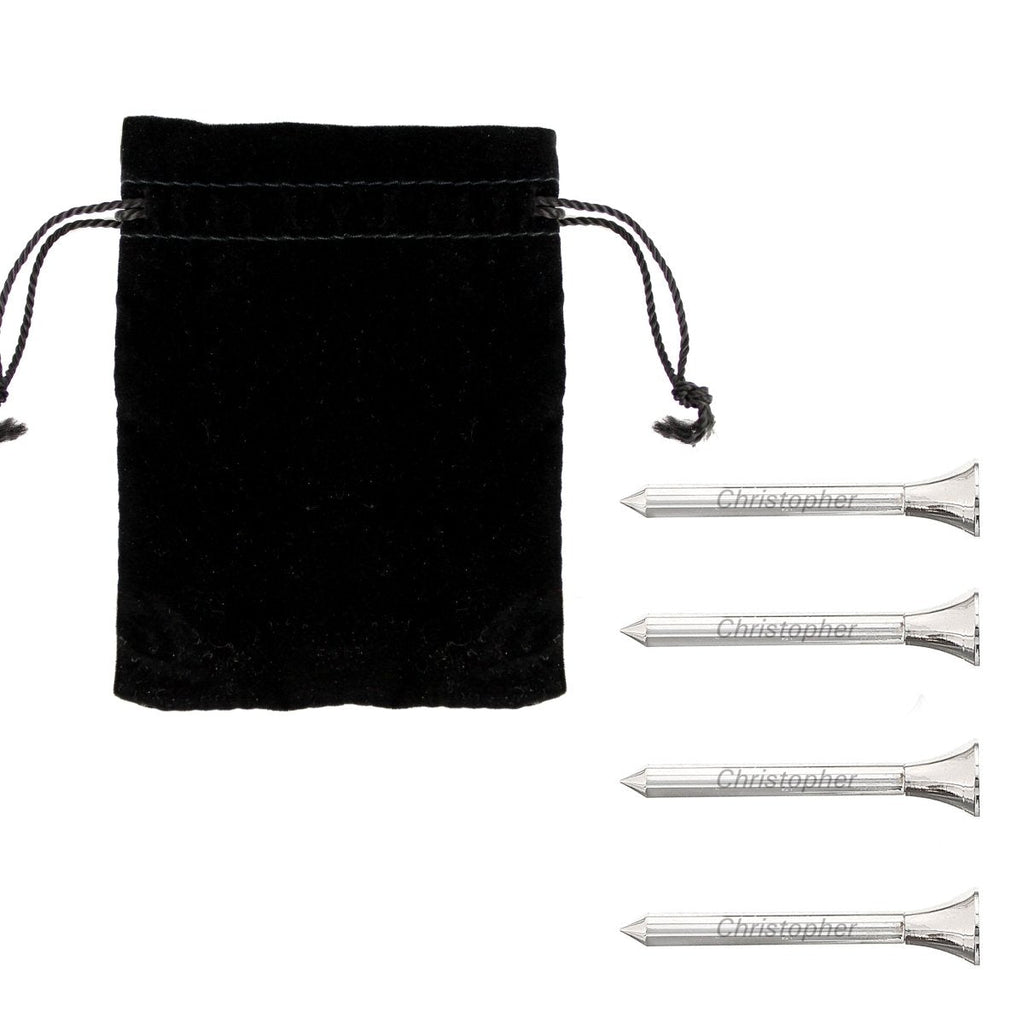 Personalised Pack Of 4 Golf Tees