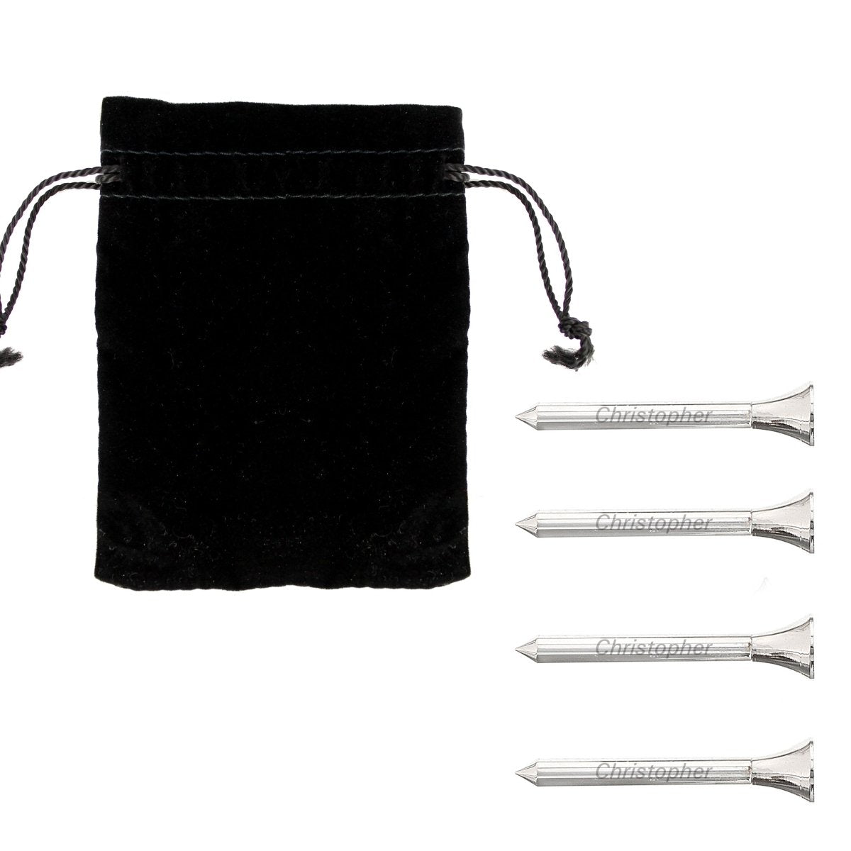 Personalised Pack Of 4 Golf Tees