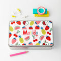 Personalised Personalised Patterned Metal Storage Tin