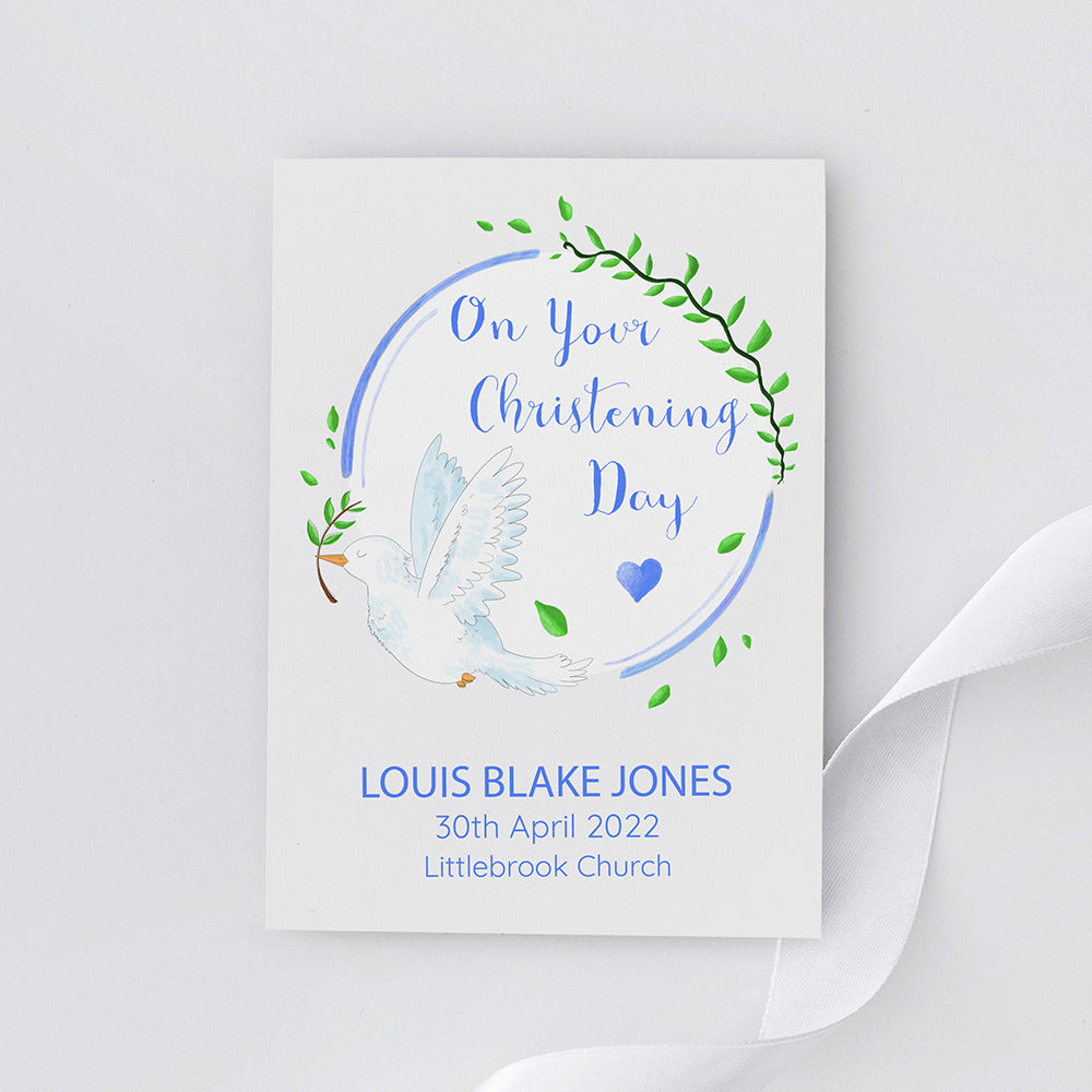 Personalised Personalised Peaceful Dove Framed Print