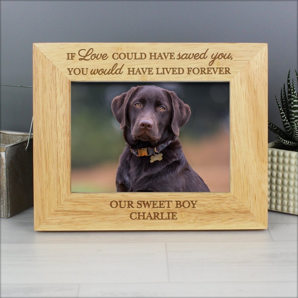 Personalised Pet Memorial 6x4 Inch Photo Frame