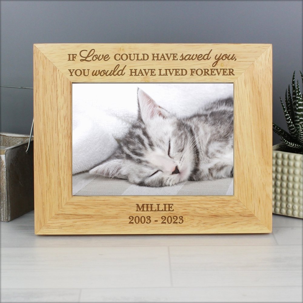 Personalised Pet Memorial 6x4 Inch Photo Frame