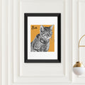 Personalised Personalised Pet Portrait Sketch Print