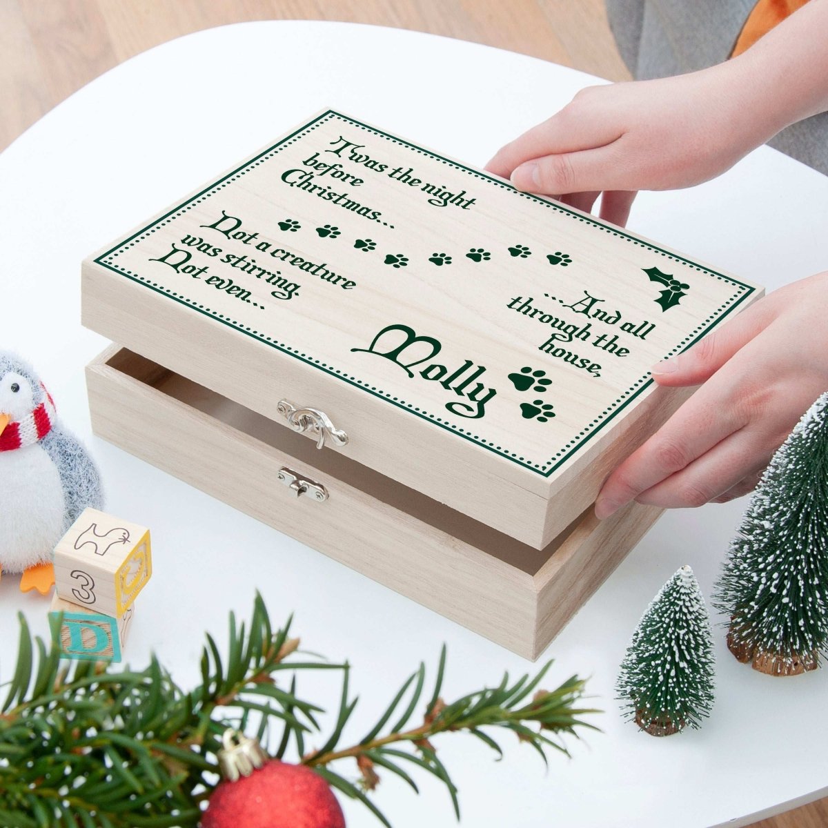 Personalised Pets T'was The Night Before Christmas Eve Box