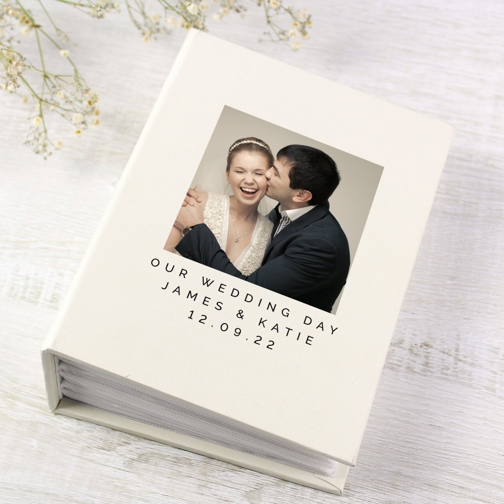 Personalised Photo Upload 6x4 Inch Photo Album With Sleeves