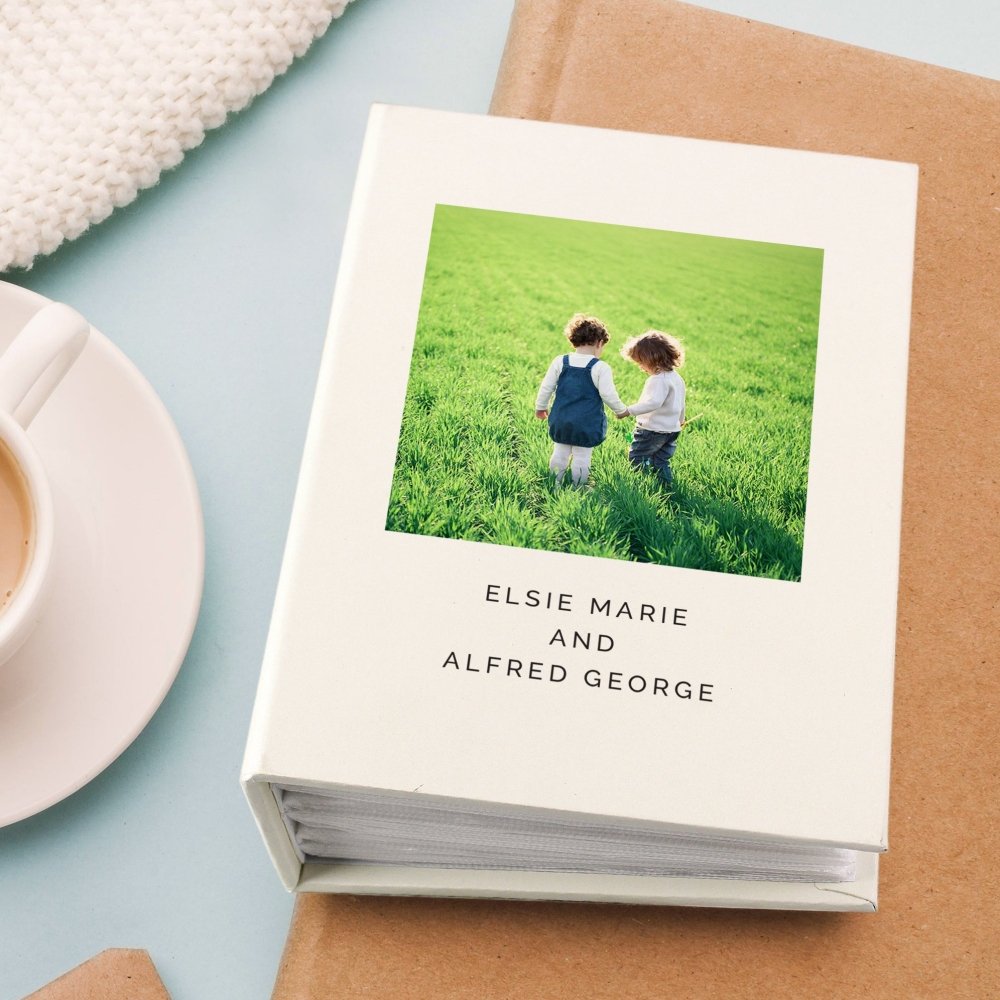 Personalised Photo Upload 6x4 Inch Photo Album With Sleeves