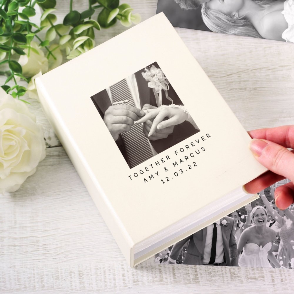 Personalised Photo Upload 6x4 Inch Photo Album With Sleeves