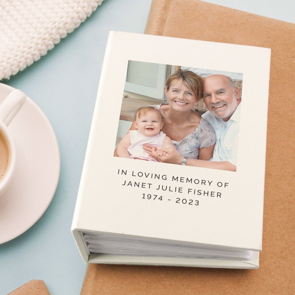 Personalised Photo Upload 6x4 Inch Photo Album With Sleeves
