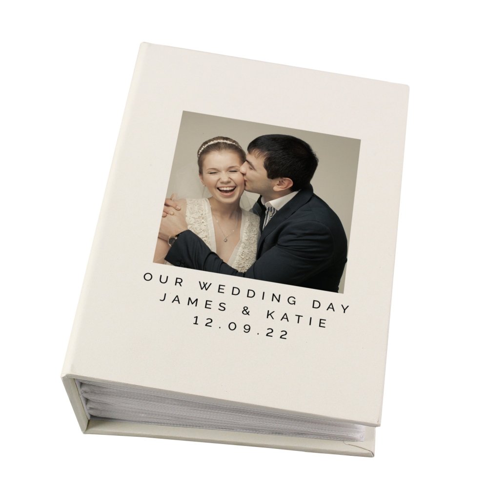 Personalised Photo Upload 6x4 Inch Photo Album With Sleeves