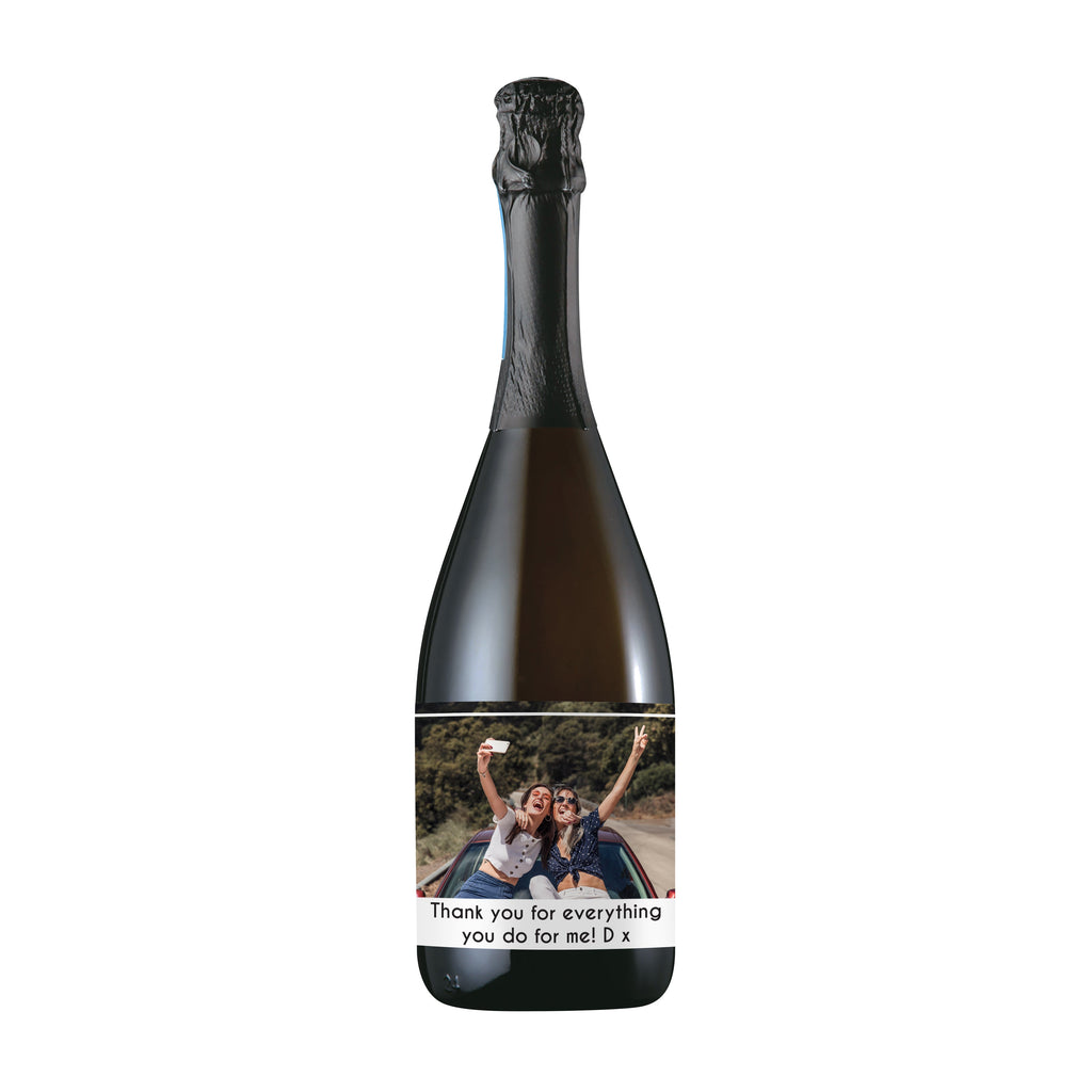 Personalised Photo Upload Bottle Of Prosecco