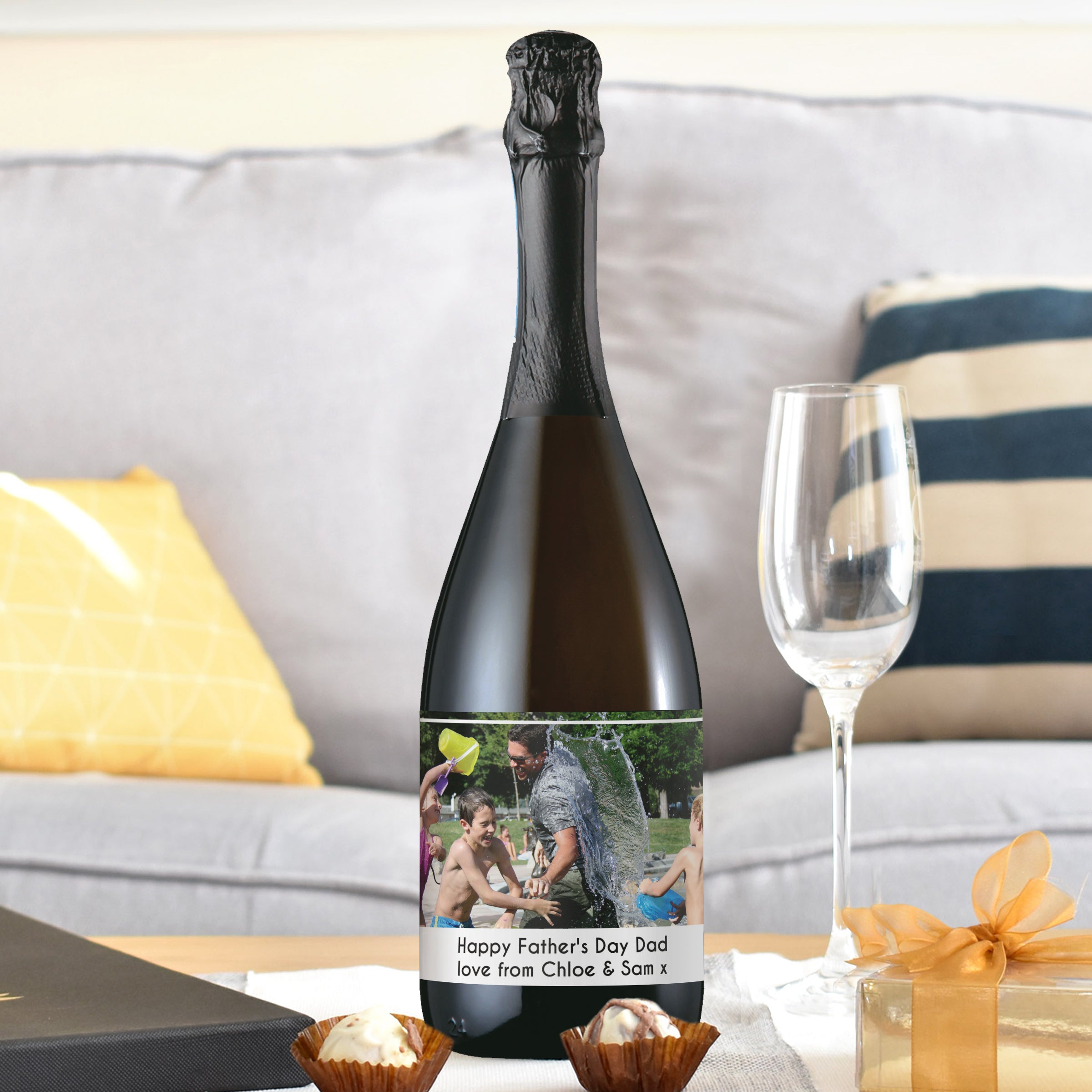 Personalised Photo Upload Bottle Of Prosecco