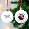 Personalised Photo Upload Christmas Tree Bauble, Perfect For New Baby's 1st Christmas Or Remembering Loved Ones