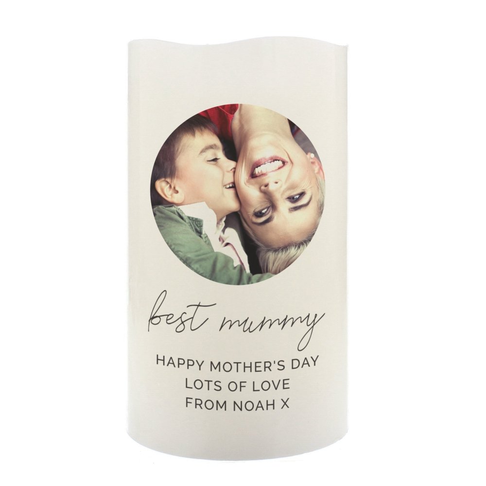 Personalised Photo Upload LED Candle, Ideal For Weddings, Anniversaries, Newborn Baby & Memorials