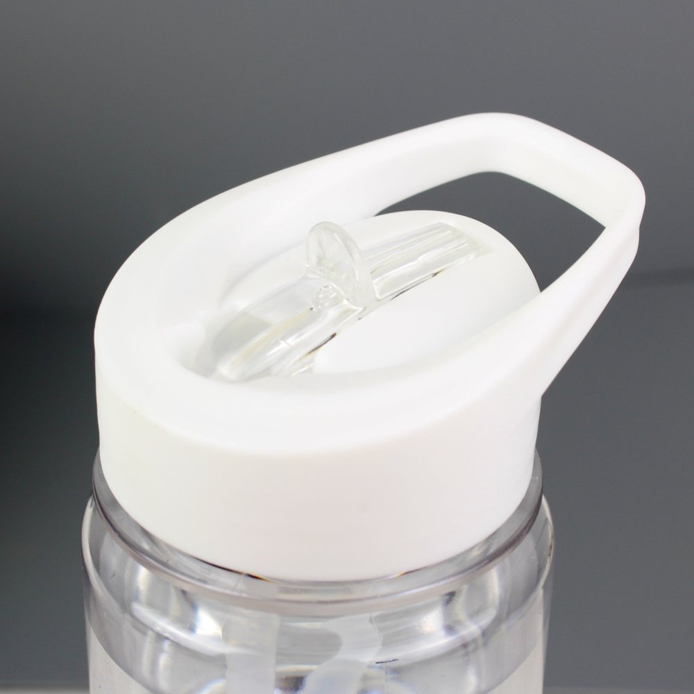 Personalised Pink 'Hydration Tracker' Island Water Bottle