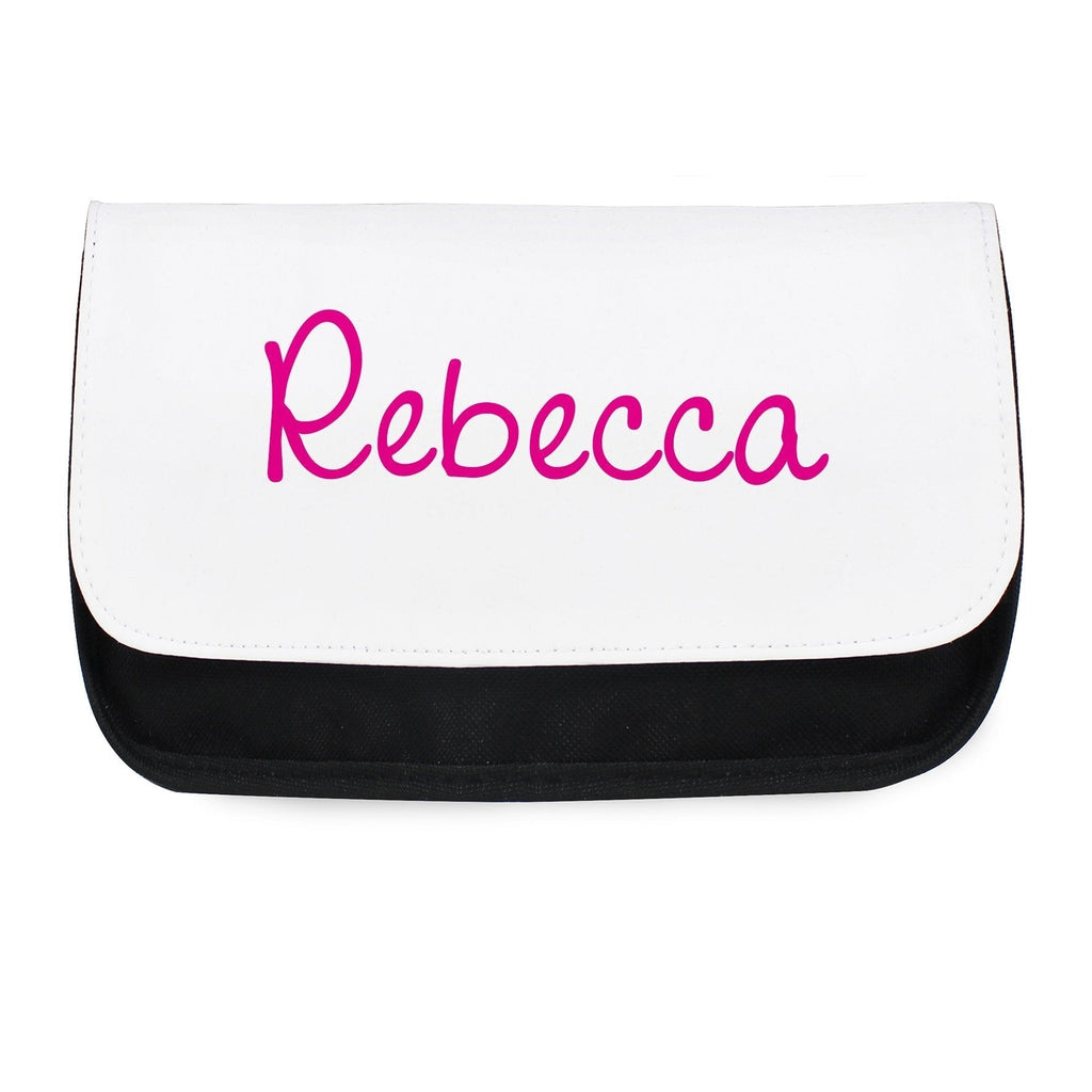Personalised Pink Name Island Make Up Bag