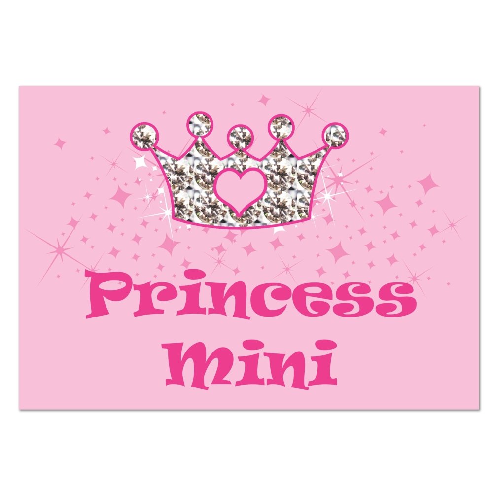 Personalised Pink Princess Pet Bowl Mat