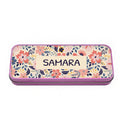 Personalised Personalised Pink Tin Pencil Case