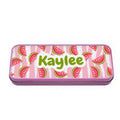 Personalised Personalised Pink Tin Pencil Case