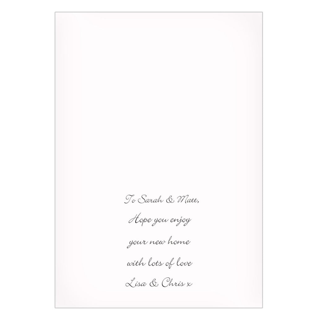 Personalised Present Day Map Card