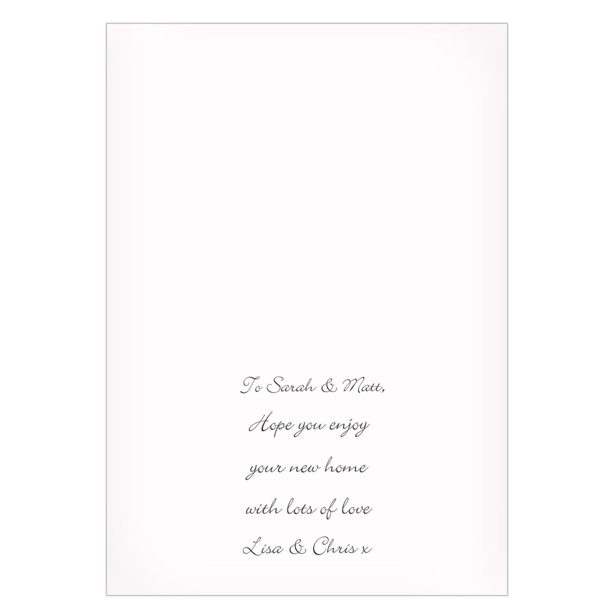 Personalised Present Day Map Card