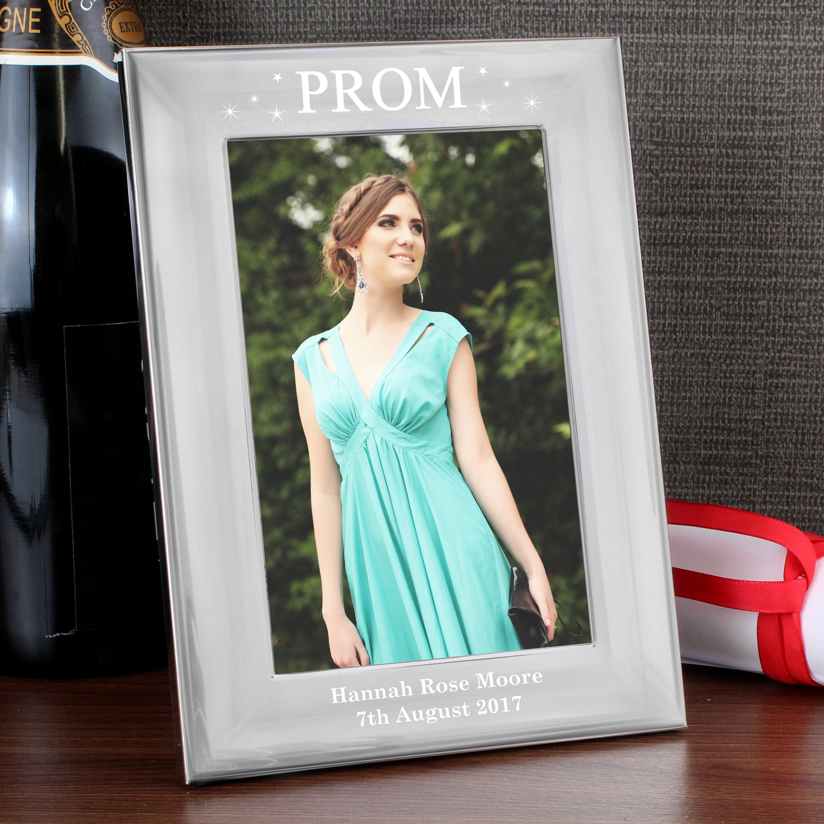 Personalised Prom Night 4x6 Inch Silver Photo Frame