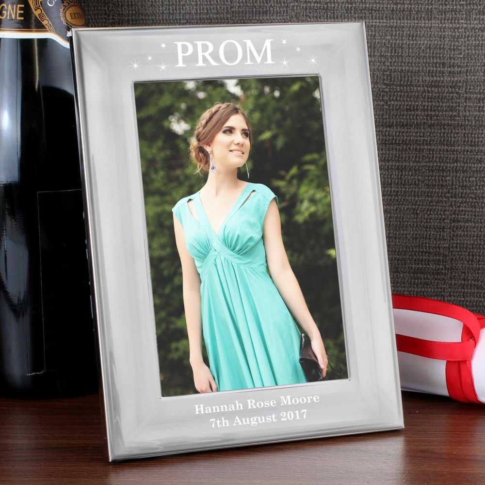 Personalised Prom Night 6x4 Inch Silver Photo Frame