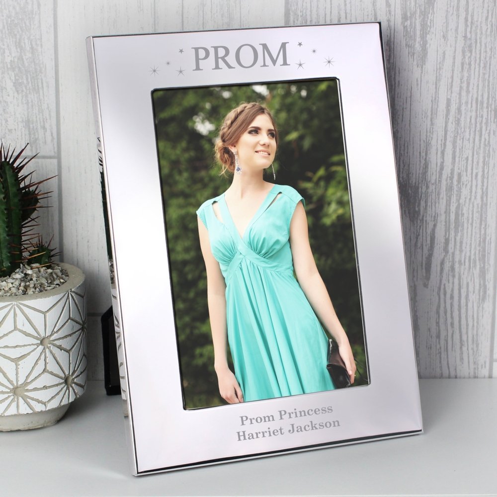 Personalised Prom Night 6x4 Inch Silver Photo Frame
