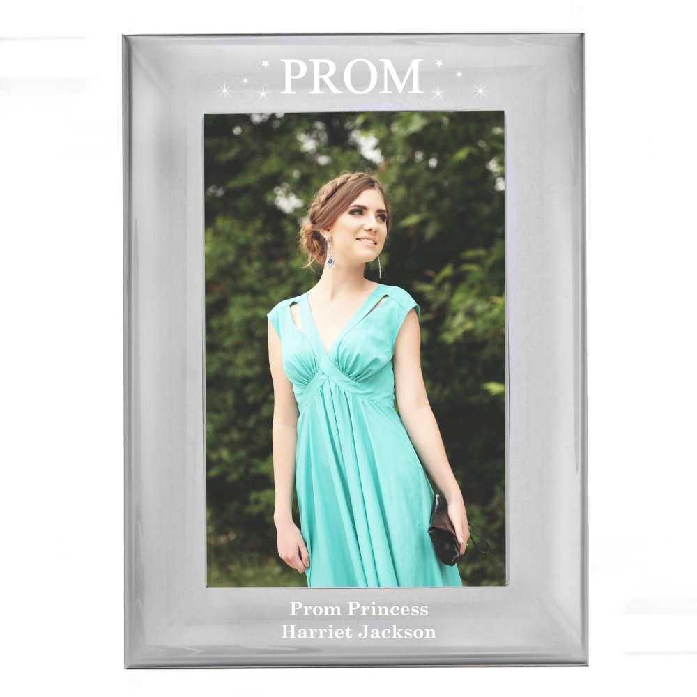 Personalised Prom Night 6x4 Inch Silver Photo Frame