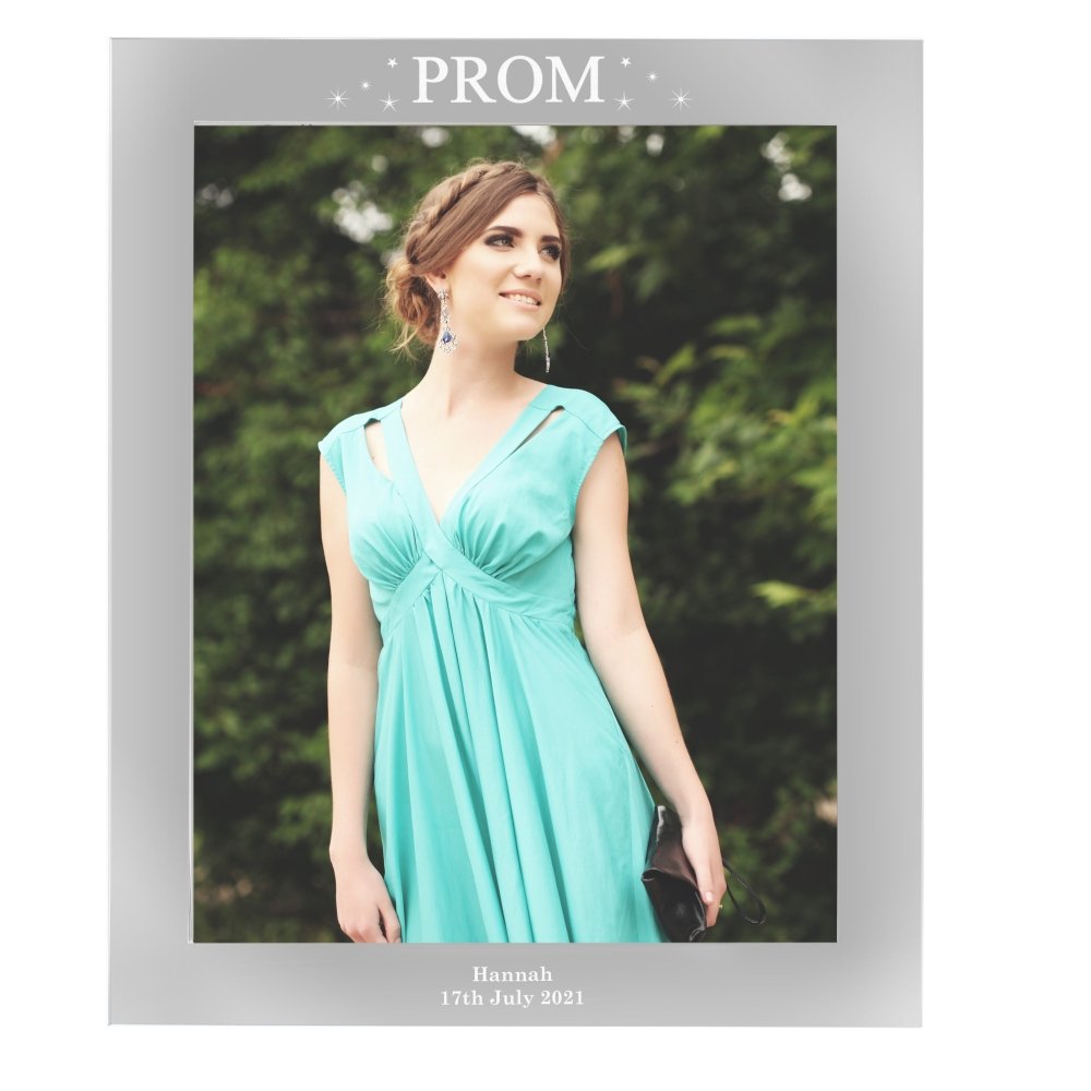 Personalised Prom Night 8x10 Inch Silver Photo Frame