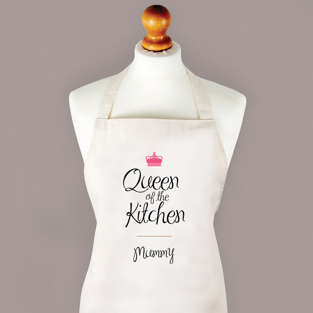 Personalised Personalised Queen of the Kitchen Apron