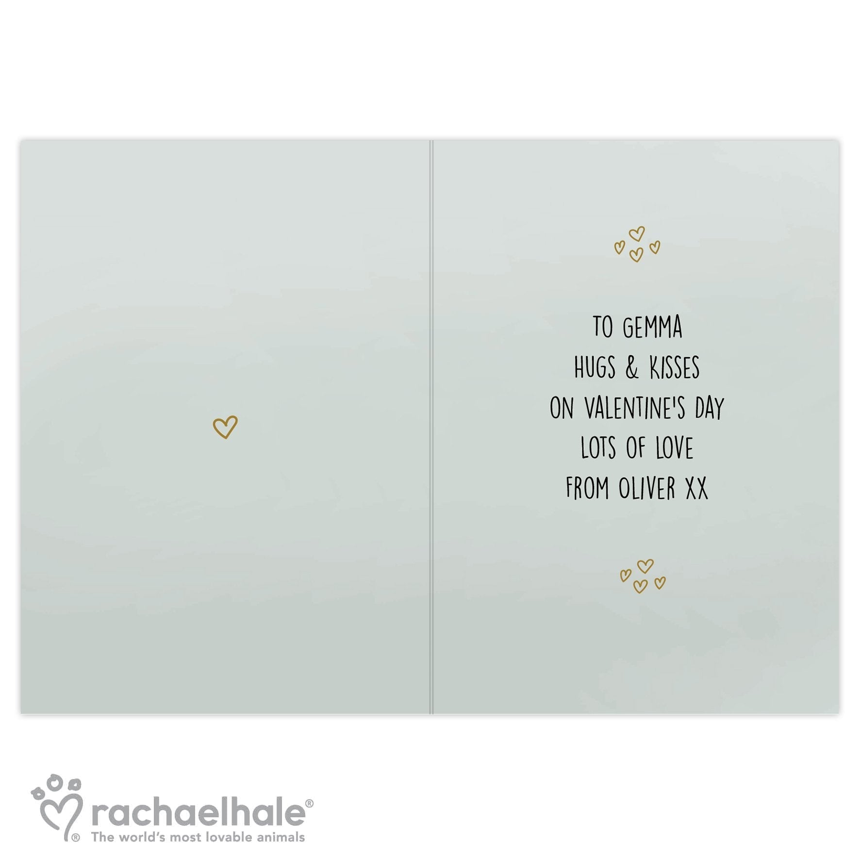 Personalised Rachael Hale Adorable Face Card