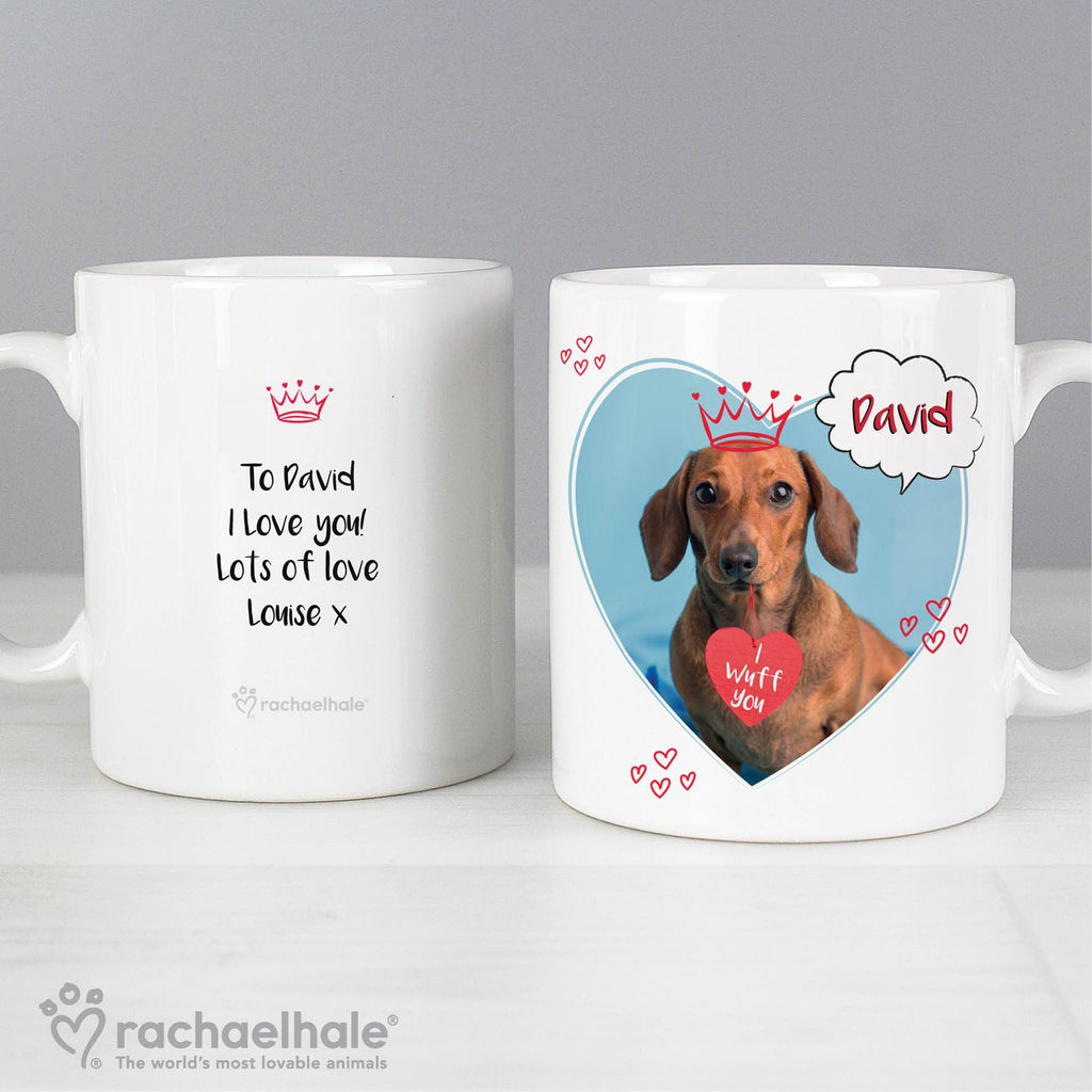 Personalised Rachael Hale 'I Wuff You' Mug