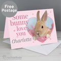 Personalised Rachael Hale 'some Bunny' Card