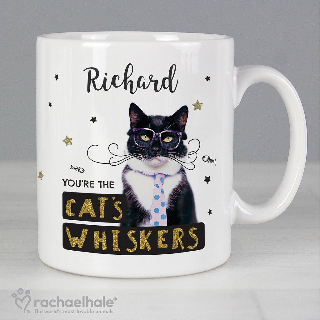 Personalised Rachael Hale 'You're The Cat's Whiskers' Mug