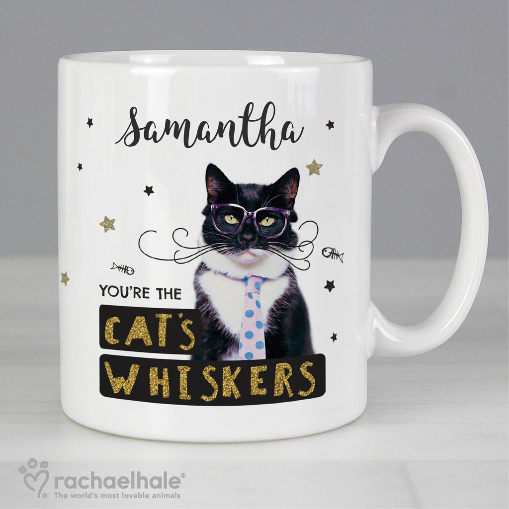 Personalised Rachael Hale 'You're The Cat's Whiskers' Mug