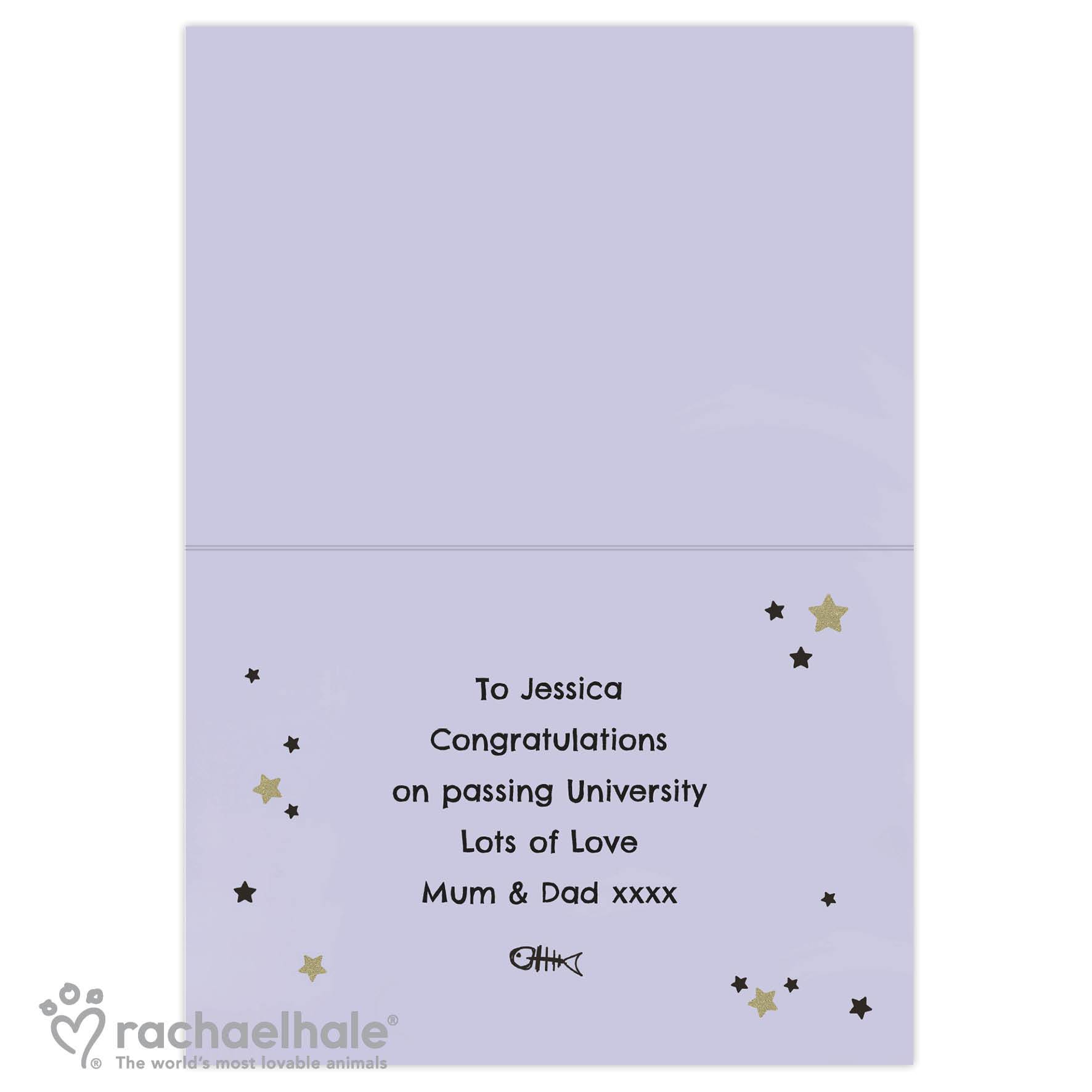 Personalised Rachael Hale Youre The Cats Whiskers Card