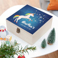 Personalised Rainbow Unicorn Christmas Eve Box